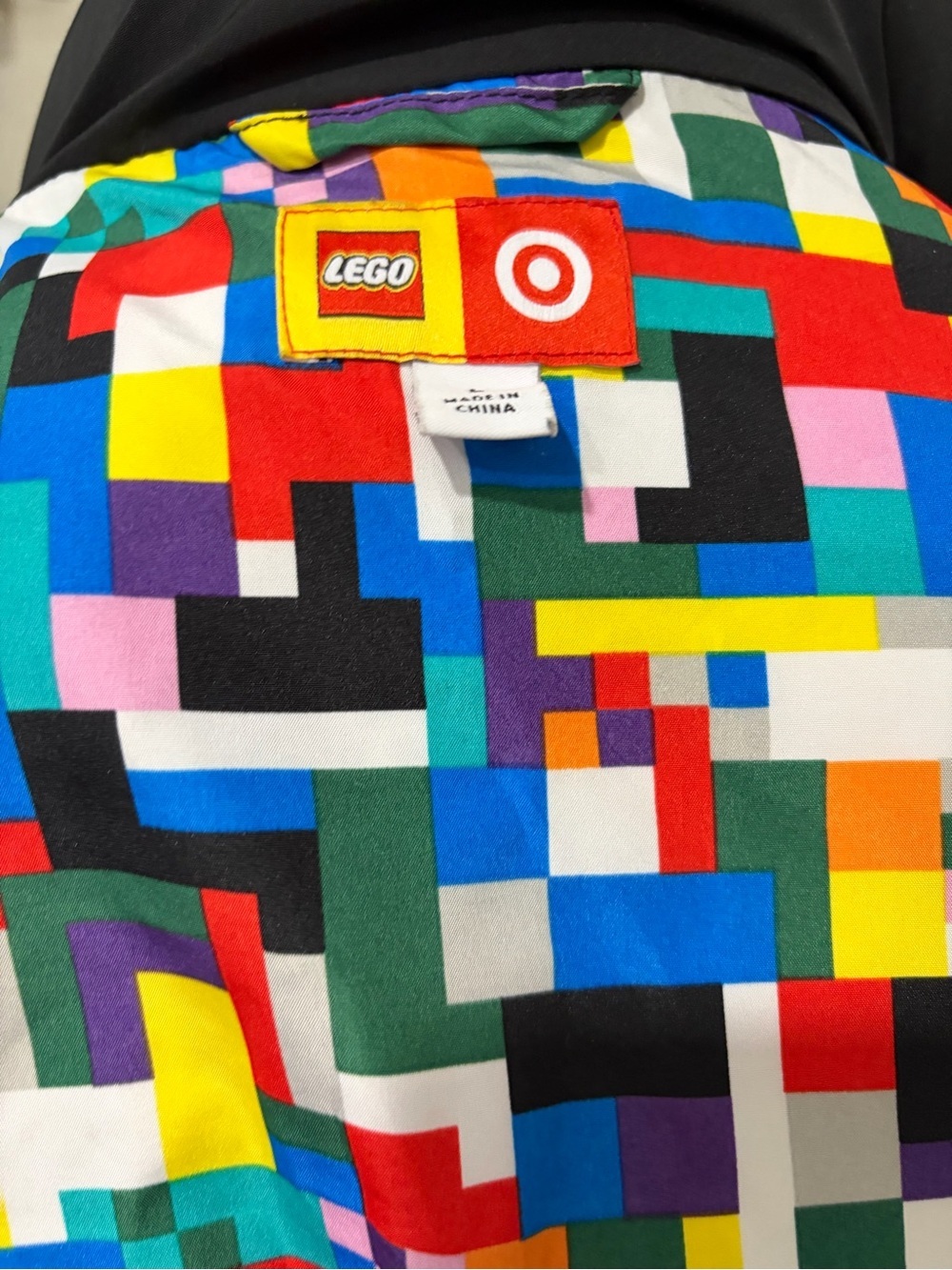 Lego Collection Colorful Geometric Puffer Jacket - Multicolor - Picture 5 of 7